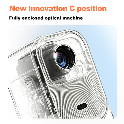 Mini Portable LCD Projector 1080P with Auto Focus, WiFi and Android 12