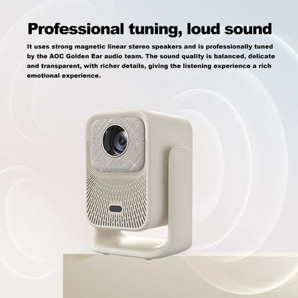Mini Portable LCD Projector 1080P with Auto Focus, WiFi and Android 12
