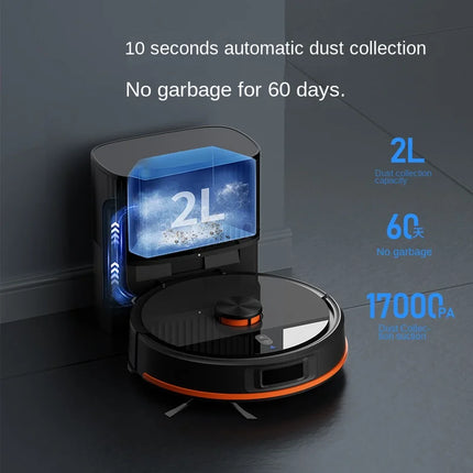 Automatic Robot Vacuum Cleaner with Planned Cleaning and Rechargeable Dock
