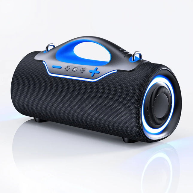 Portable Bluetooth Speaker with RGB Lighting, Dual Speaker Design and 50-100W Output