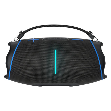 Portable 50-100W Bluetooth Speaker with Carry Handle, RGB LED Lights and IPX5 Waterproof Rating