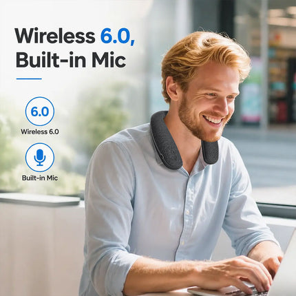 Portable 10W Bluetooth Speaker with Karaoke Function, Bluetooth 5.4, Rechargeable Battery