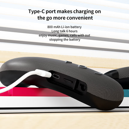 Portable Wearable Bluetooth Speaker with IPX4 Water Resistance, Rechargeable Battery and Dual Channel Sound