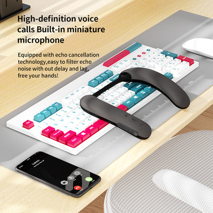 Portable Wearable Bluetooth Speaker with IPX4 Water Resistance, Rechargeable Battery and Dual Channel Sound