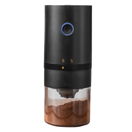 Portable 120ml Electric Burr Coffee Grinder with Rechargeable Battery and Conical Grinding Design