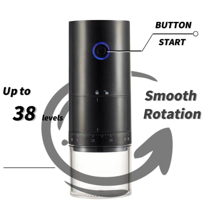 Manual Coffee Grinder 25g Capacity with Conical Ceramic Burr for Home and Travel