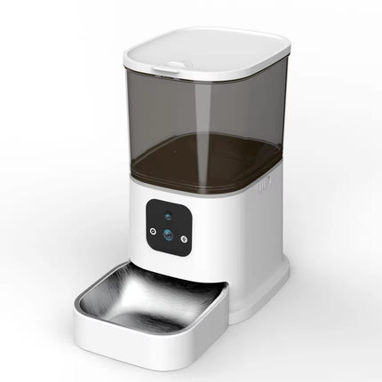 Automatic Smart Pet Feeder with HD Camera, Two-Way Audio and Scheduled Feeding