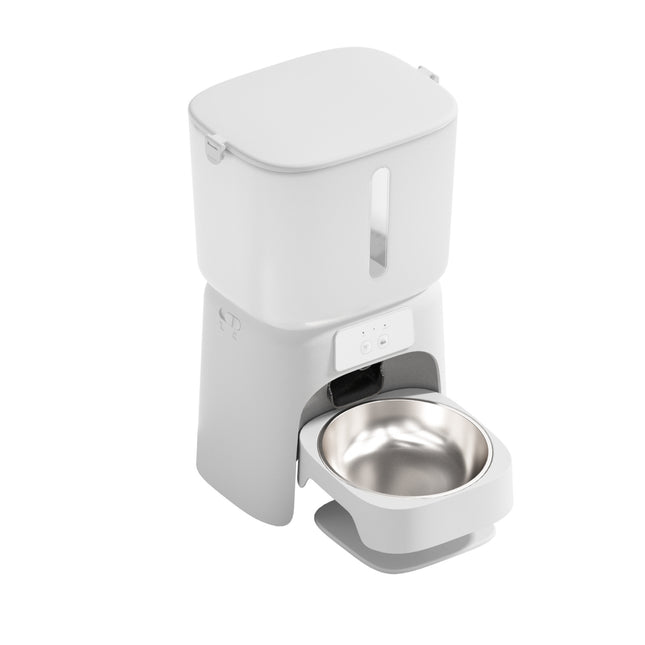 6L Wi-Fi Pet Feeder with HD Camera, Voice Interaction, Scheduled Feeding and Battery Backup