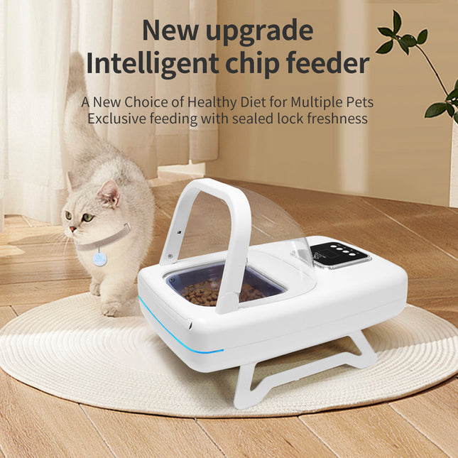 Automatic Pet Feeder for Cats and Dogs with Portion Control and Smart Food Access