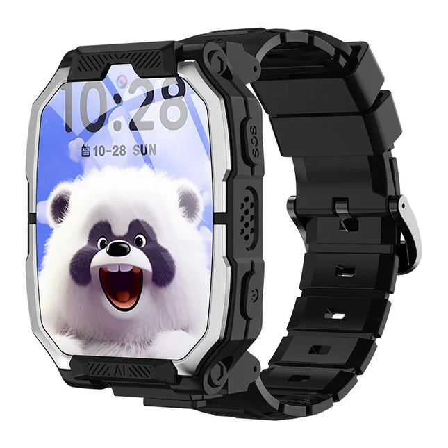 Smartwatch with 4G Network Support, Dual Camera, App Control, Touchscreen and Waterproof Design