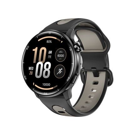 1.43 Inch AMOLED Smartwatch with Fitness Tracking, Touchscreen, 3ATM Water Resistance and Silicone Band