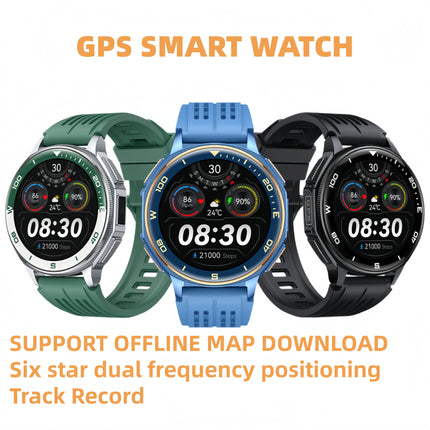 Outdoor Smartwatch with 1.43" AMOLED Screen, Bluetooth Calling, Waterproof Design and Activity Tracking