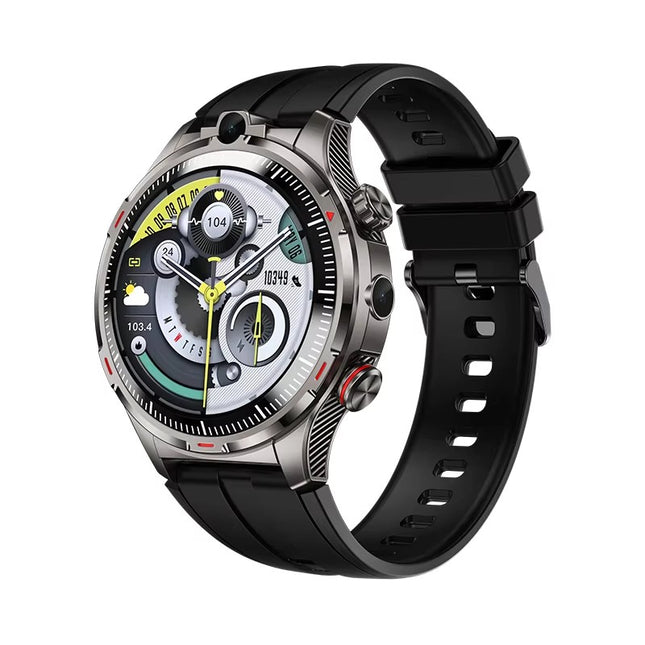 Touchscreen 4G Smart Watch with AMOLED Display, Android 8.1, SIM Card Slot and Dual Cameras