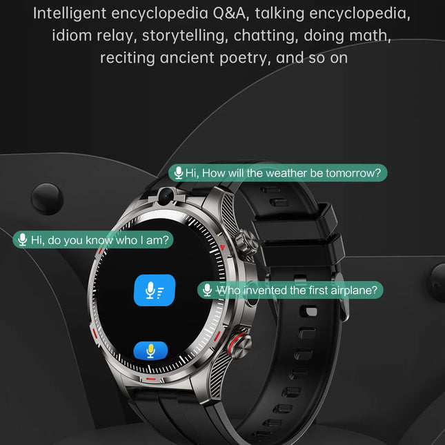 AMOLED Smart Watch with Dual Camera, Video Calling, WiFi Connectivity and App Support