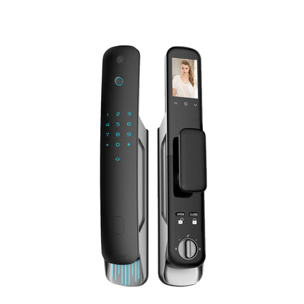 Digital Smart Door Lock with Face Recognition Camera, Fingerprint Entry, Bluetooth and Tuya App Control