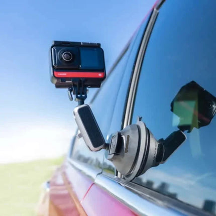 Portable Suction Cup Camera Mount with Flexible Angle Adjustment for Action Cameras