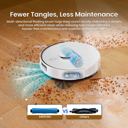 Smart Robot Vacuum Cleaner with Navigation, Self Emptying, Vacuum and Mop Function