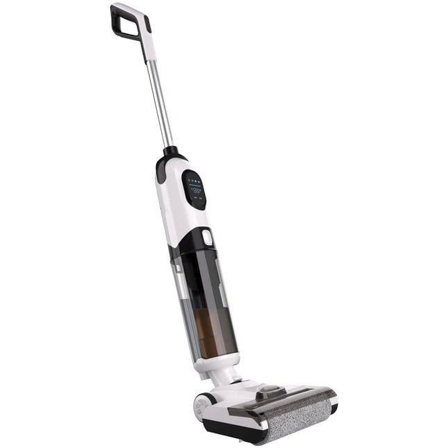 Rechargeable Wet & Dry Stick Vacuum Cleaner with Temperature Display and 2 Speed Settings