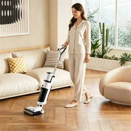 Rechargeable Wet Dry Vacuum Floor Cleaner with Brushless Motor and 60 Minute Runtime