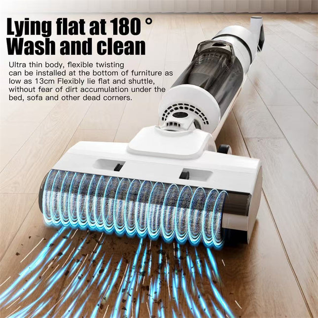 Rechargeable Wet Dry Vacuum Floor Cleaner with Brushless Motor and 60 Minute Runtime