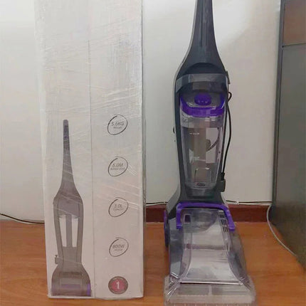 Portable Carpet Cleaner Machine with Dual Water Tanks and 800W Suction for Home Cleaning