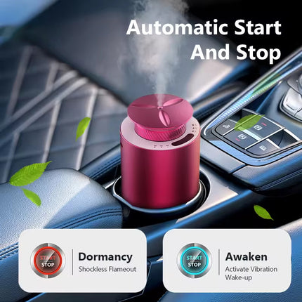 Small Area Metal Aroma Diffuser for Car with Tabletop Design and Timer