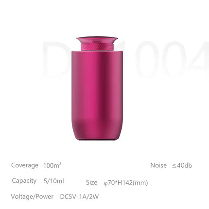Small Area Metal Aroma Diffuser for Car with Tabletop Design and Timer