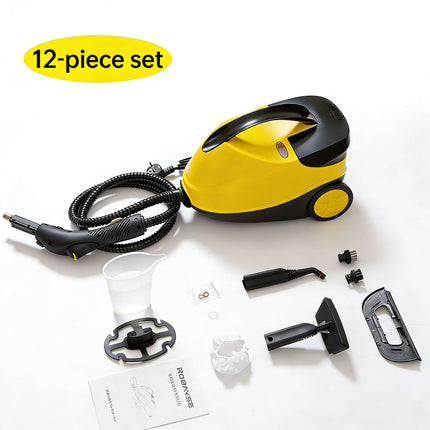 2L Steam Cleaner Machine 2000W with 5 Bar Pressure and 2m Hose for Home Cleaning
