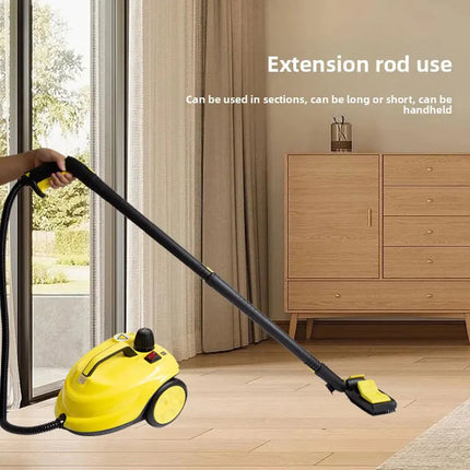2L Steam Cleaner Machine 2000W with 5 Bar Pressure and 2m Hose for Home Cleaning
