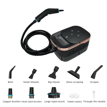 Multi-Purpose 1500W Steam Cleaner with 4Bar Pressure and Adjustable Steam Settings