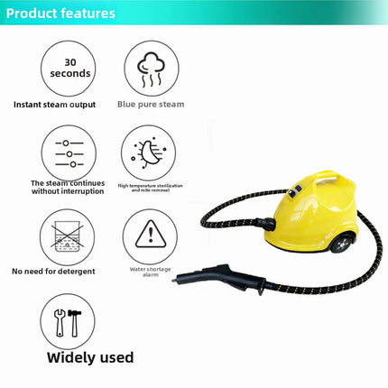 Portable Handheld Steam Cleaner 1800W with 3.5Bar Pressure and 110°C Steam