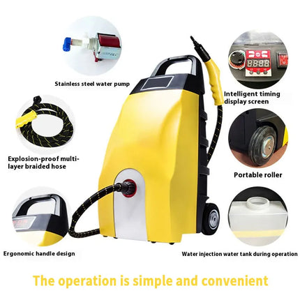 Portable 3000W Steam Cleaner with 4-5 Bar Pressure and 100-120ml/min Steam Flow