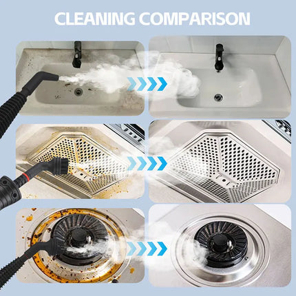 Portable High Temperature Steam Cleaner with 3 Bar Pressure for Home and Car Cleaning