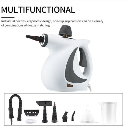 Portable High Temperature Steam Cleaner with 3 Bar Pressure for Home and Car Cleaning