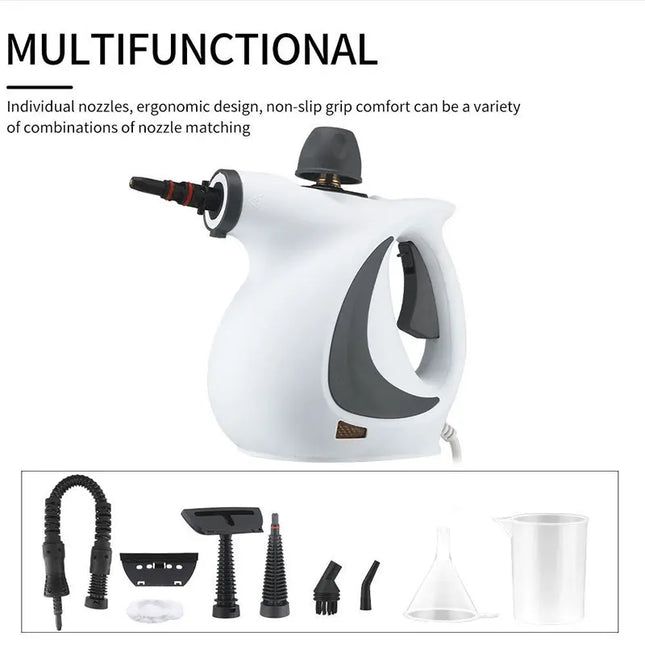 Portable High Temperature Steam Cleaner with 3 Bar Pressure for Home and Car Cleaning