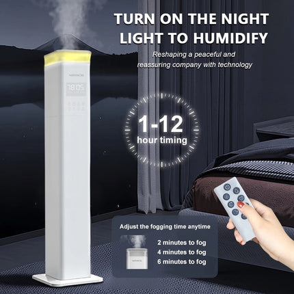 13L Ultrasonic Humidifier with 3 Mist Levels, Timer, Touch Controls and Warm Mist