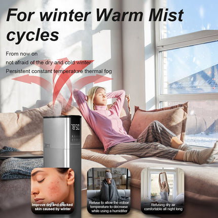 13L Ultrasonic Humidifier with Aroma Diffuser, Adjustable Mist and Constant Humidity