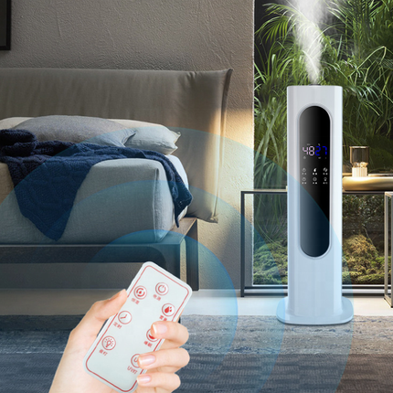 Large 8L Ultrasonic Humidifier with LED Display, Remote Control and App Control