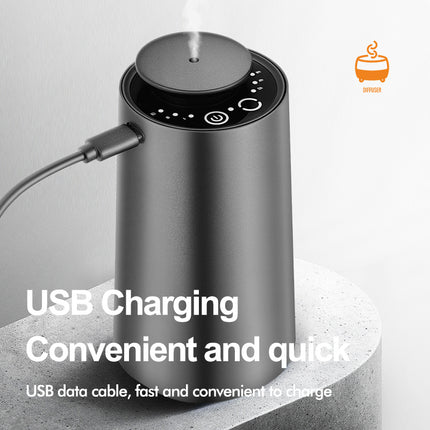 Portable Rechargeable Car Air Freshener with Mini USB Essential Oil Diffuser