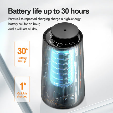Portable Rechargeable Car Air Freshener with Mini USB Essential Oil Diffuser