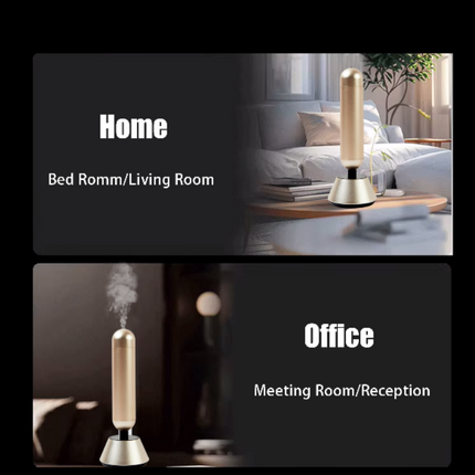 Compact 100ml Electric Aroma Diffuser with App Control and Timer for Home, Car or Office