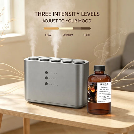 Smart Aroma Diffuser with Independent Atomizer Control and LED Light