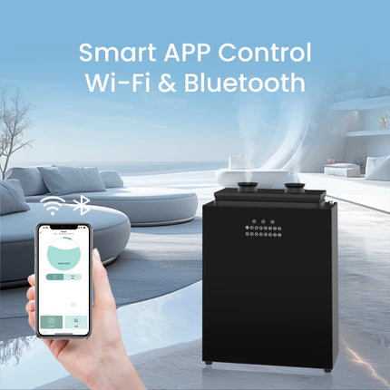 App-Controlled Commercial Scent Diffuser with 1000ml Capacity and Metal Construction