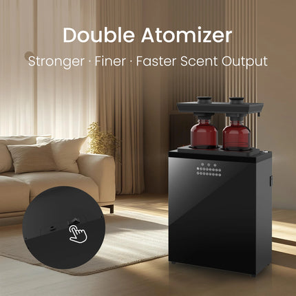 App-Controlled Commercial Scent Diffuser with 1000ml Capacity and Metal Construction