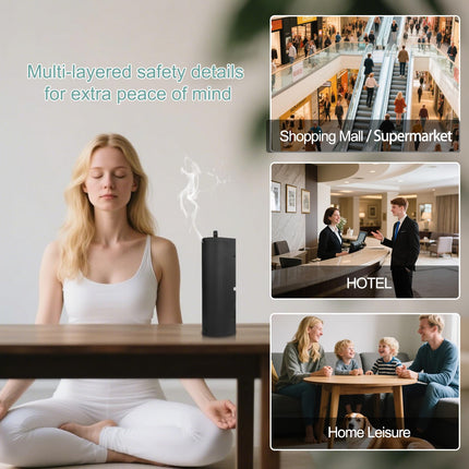 Smart Aroma Diffuser with Remote Control, Timer and Lightweight Tabletop Design
