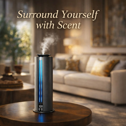 Portable Waterless Essential Oil Diffuser with Rechargeable Battery and Touch Control