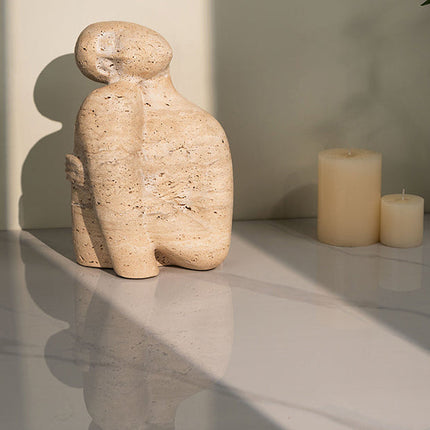 Contemporary Artistic Resin Sculpture – Elegant Decorative Accent for Home & Office