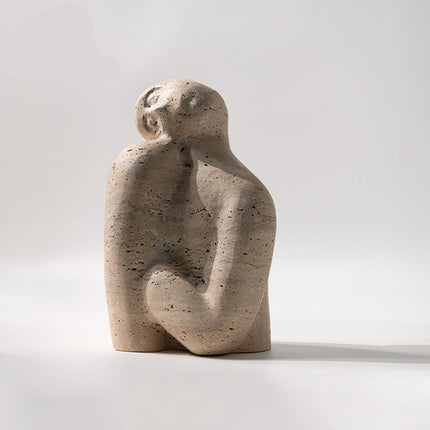 Contemporary Artistic Resin Sculpture – Elegant Decorative Accent for Home & Office