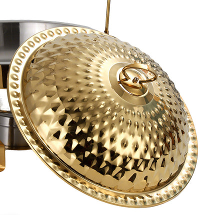 Commercial Stainless Steel Food Warmer with 6L Capacity for Restaurants and Events