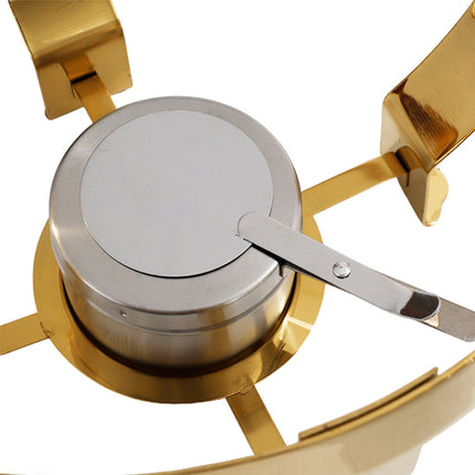 Commercial Stainless Steel Food Warmer with 6L Capacity for Restaurants and Events